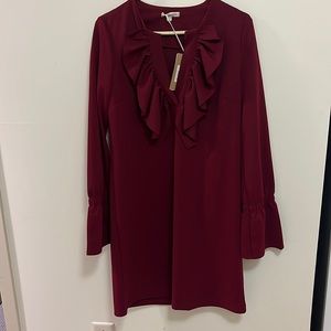 Marisa &marie (made in Italy) NEW maroon dress with tags never worn